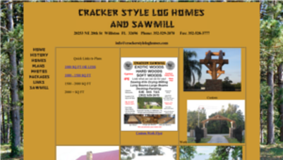 cracker style log homes